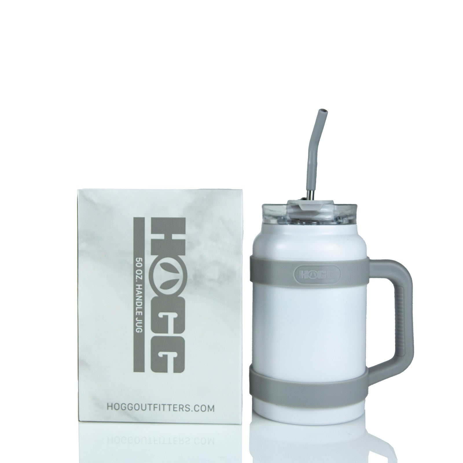 50oz HANDLE JUG CASE (8 UNITS) - WHITE