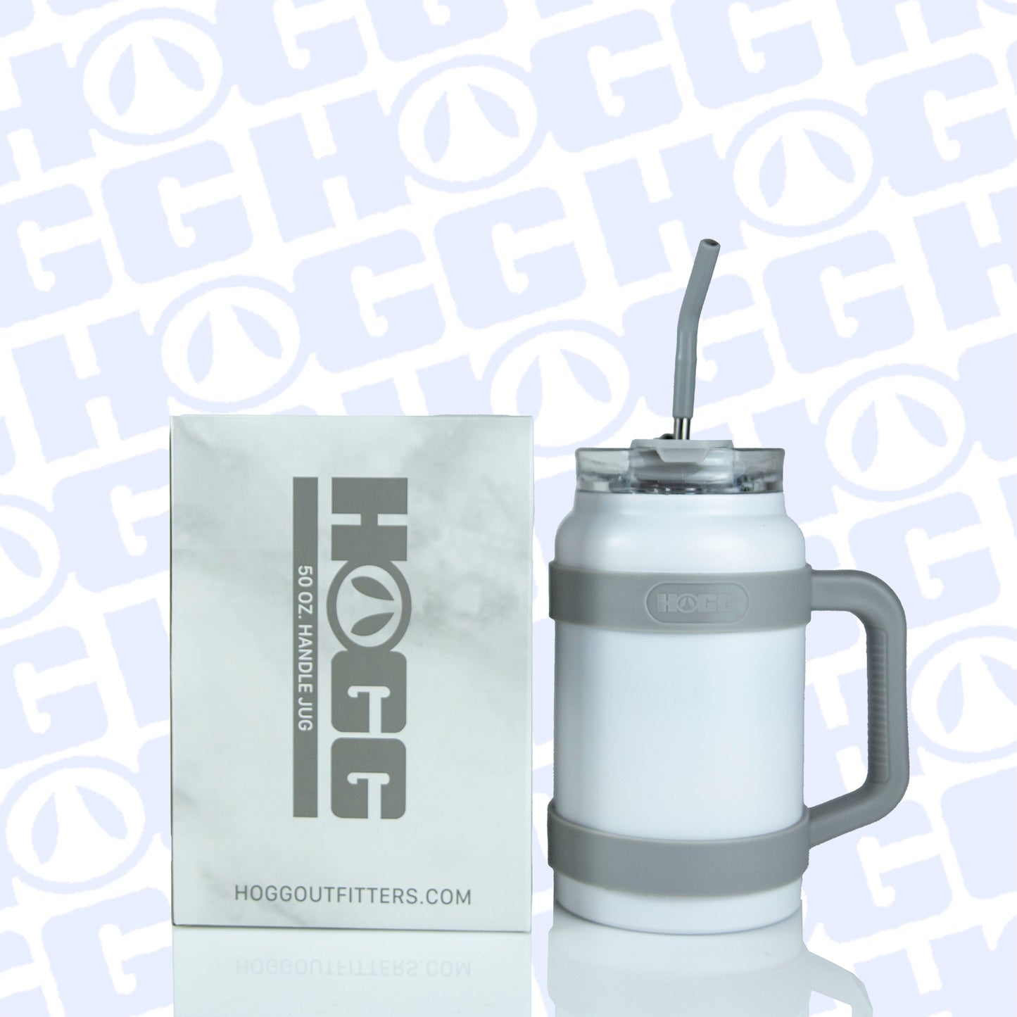 50oz HANDLE JUG CASE (8 UNITS) - WHITE