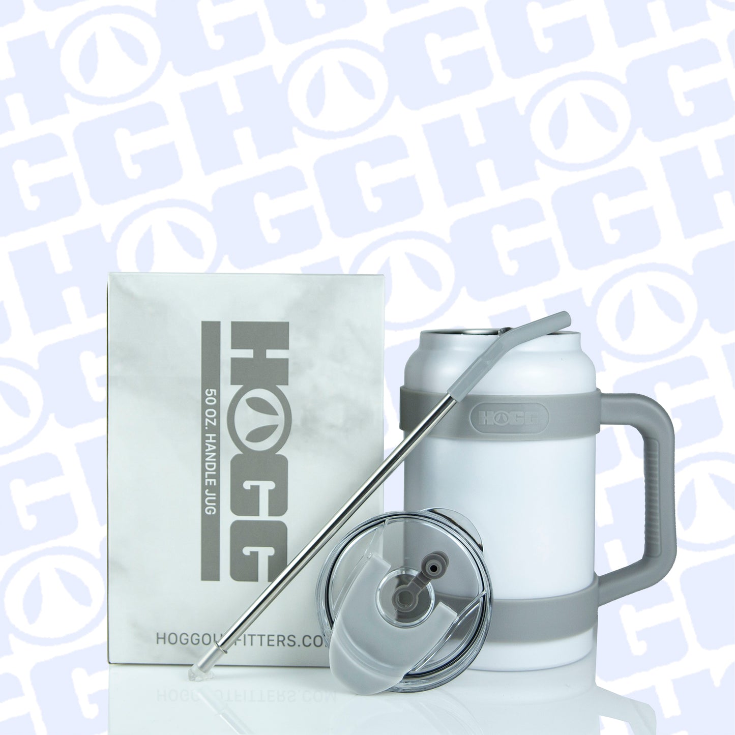 50oz HANDLE JUG CASE (8 UNITS) - WHITE