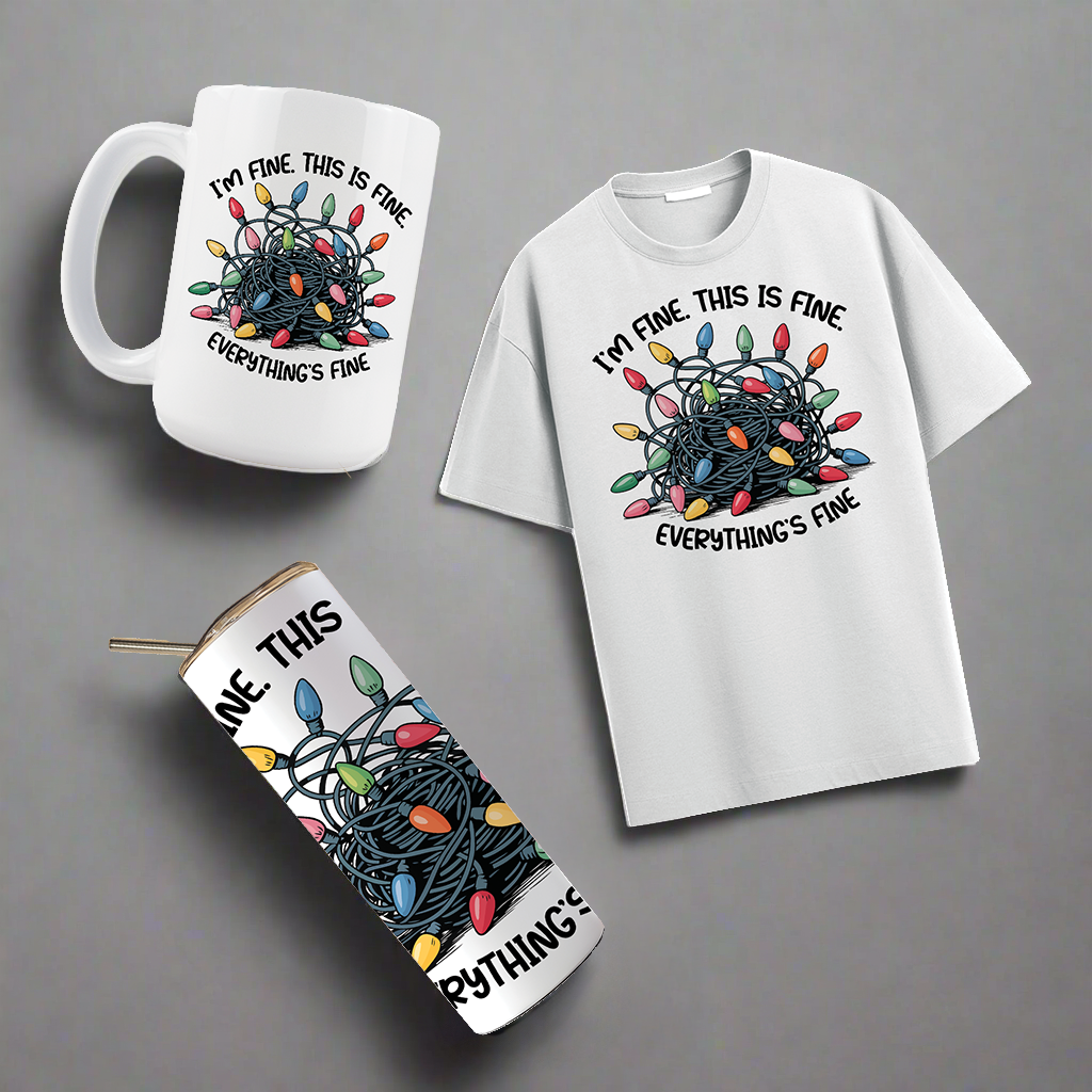 MULTI PRODUCT USE - DIGITAL SUBLIMATION DESIGNS - MERRY CHRISTMAS