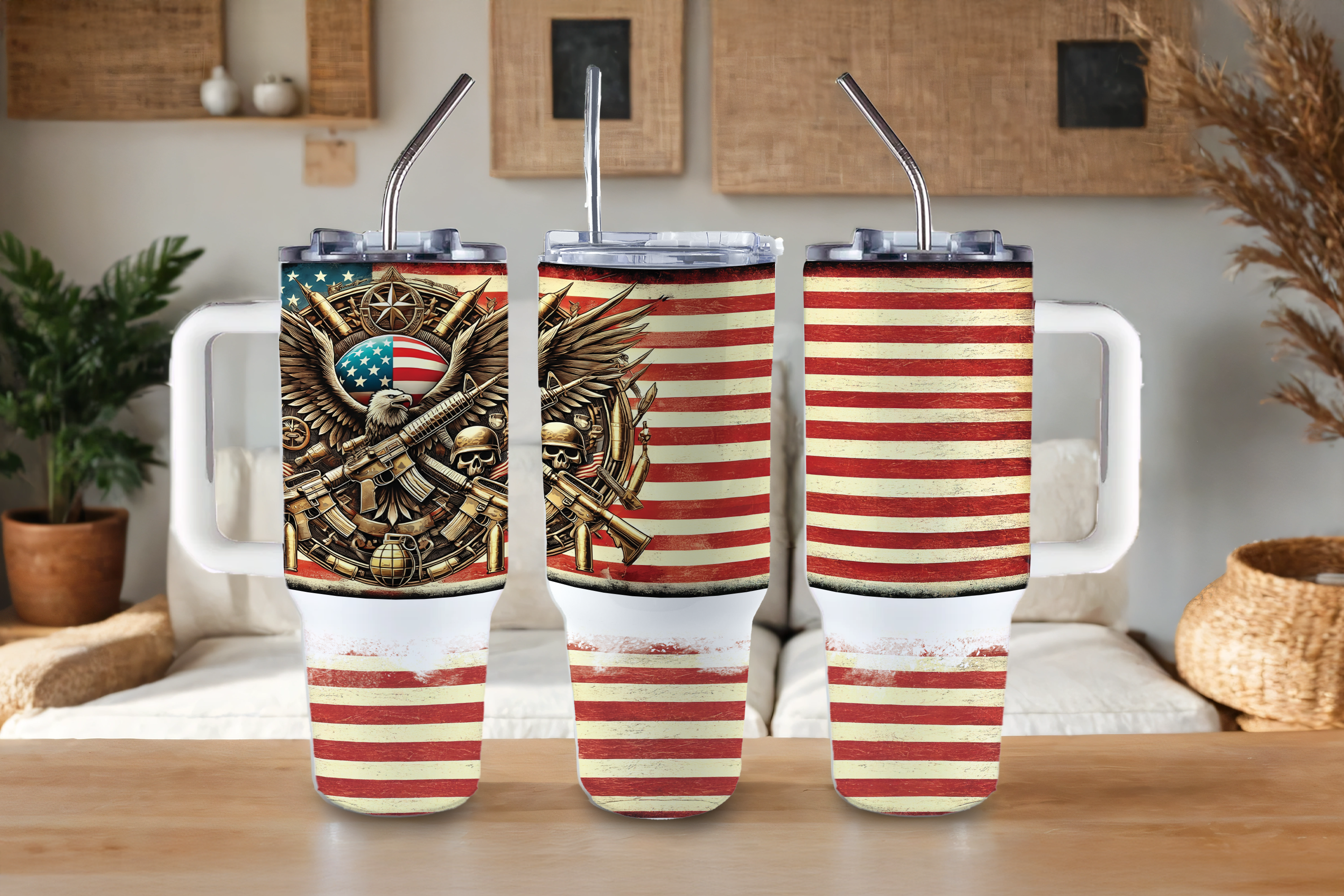 DIGITAL SUBLIMATION DESIGNS - VETERAN'S DAY TUMBLER WRAPS