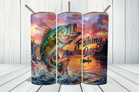 Assorted Ready to Press Sublimation Tumbler Prints (12 Pack) - Fishing Hunting Season