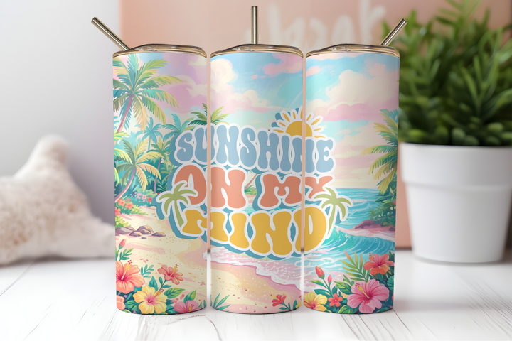 Digital Sublimation Designs - Summer Fiesta Tumbler Wraps — 4 In 1 Can Cooler — Campfire Water