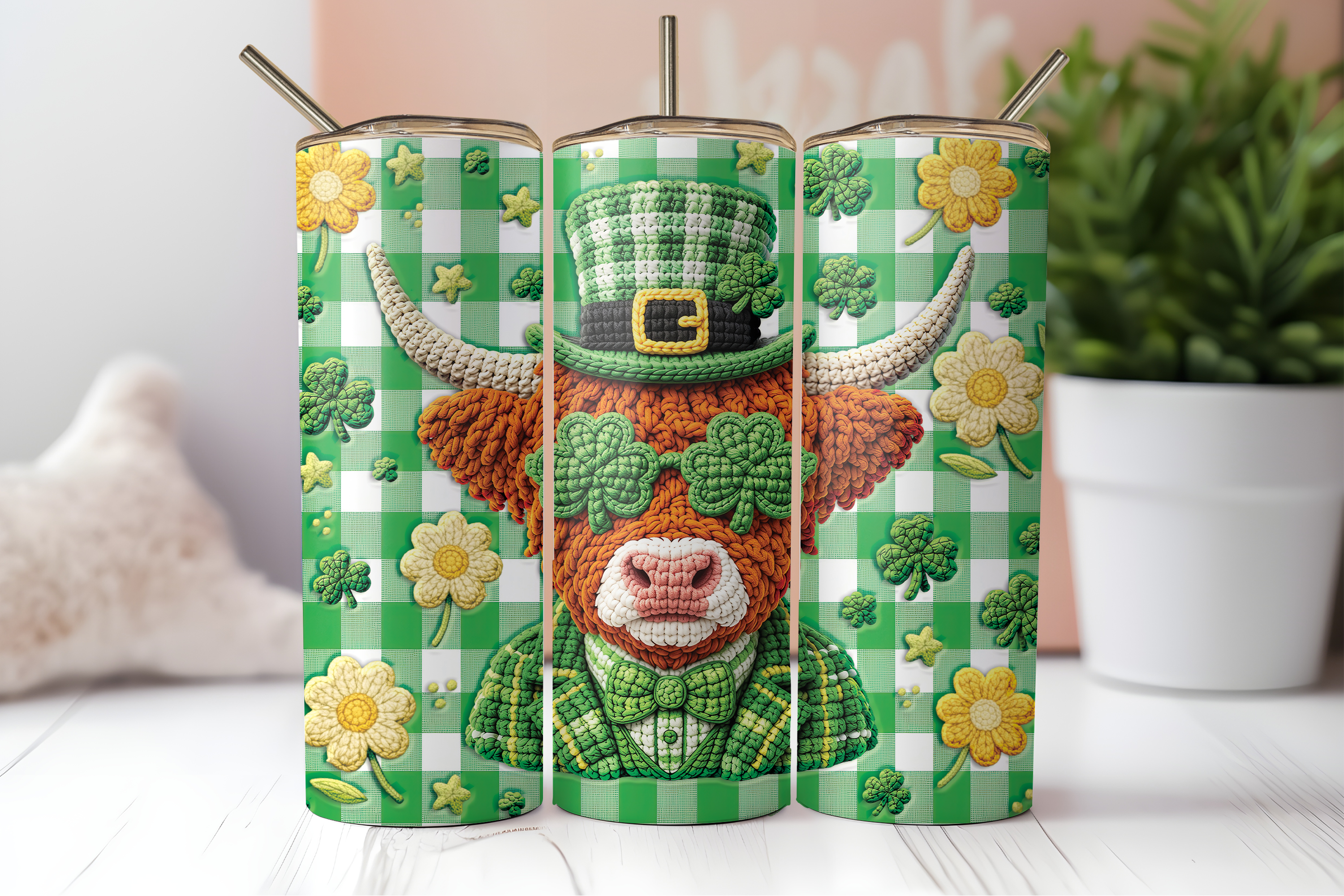 ASSORTED READY TO PRESS SUBLIMATION TUMBLER PRINTS (12 PACK) - ST. PATRICKS