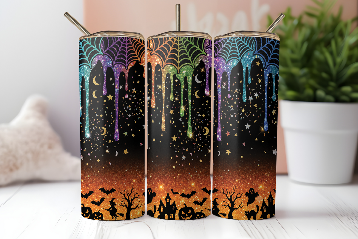 Assorted Ready to Press Sublimation Tumbler Prints (12 Pack) - Halloween 3