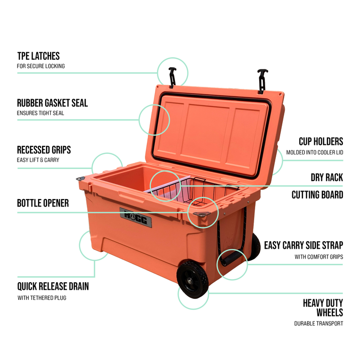 65qt Hogg Coolers — Desert Flower