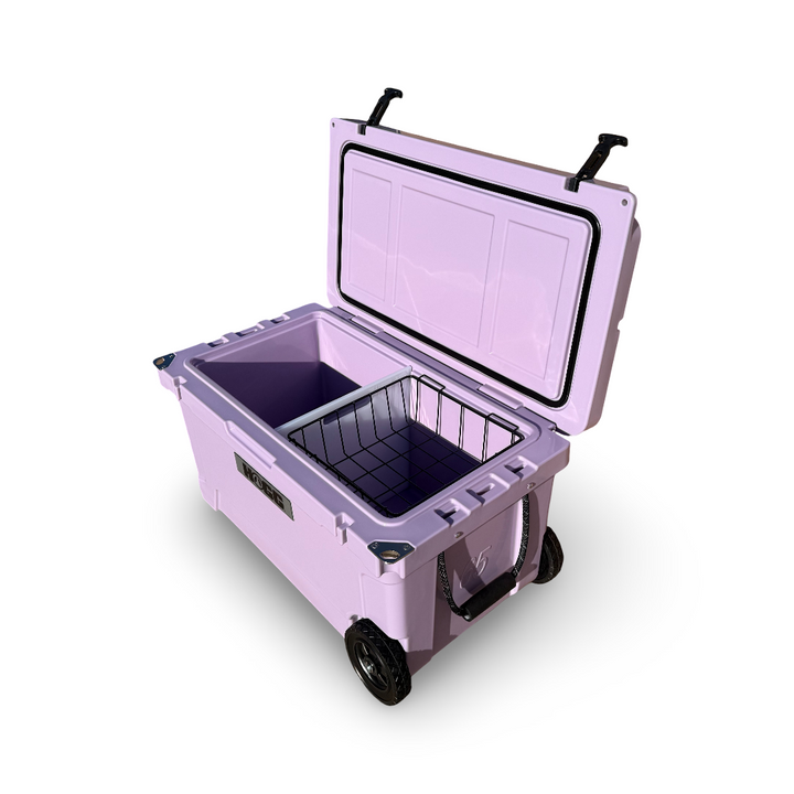 Daydream Club - 65qt Hogg Coolers — Lavender Drift | Side View