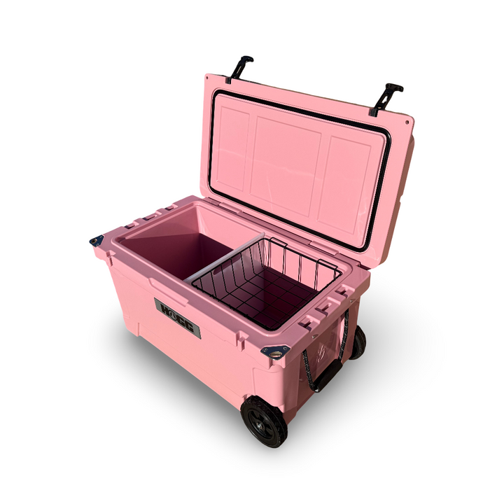 Daydream Club - 65qt Hogg Coolers — Morning Blush | Side View