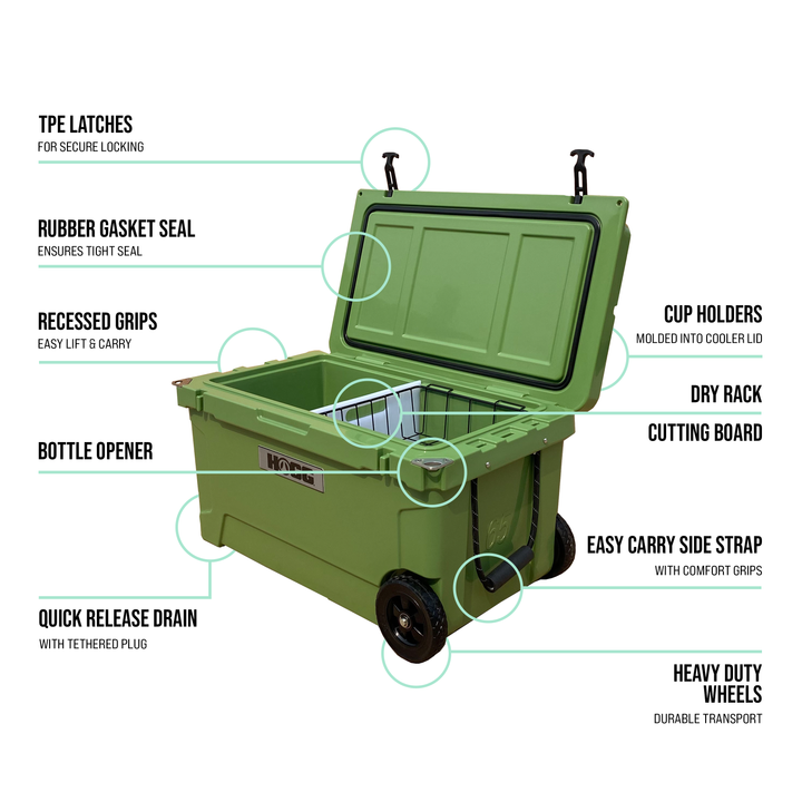 65qt Hogg Coolers — Watercress