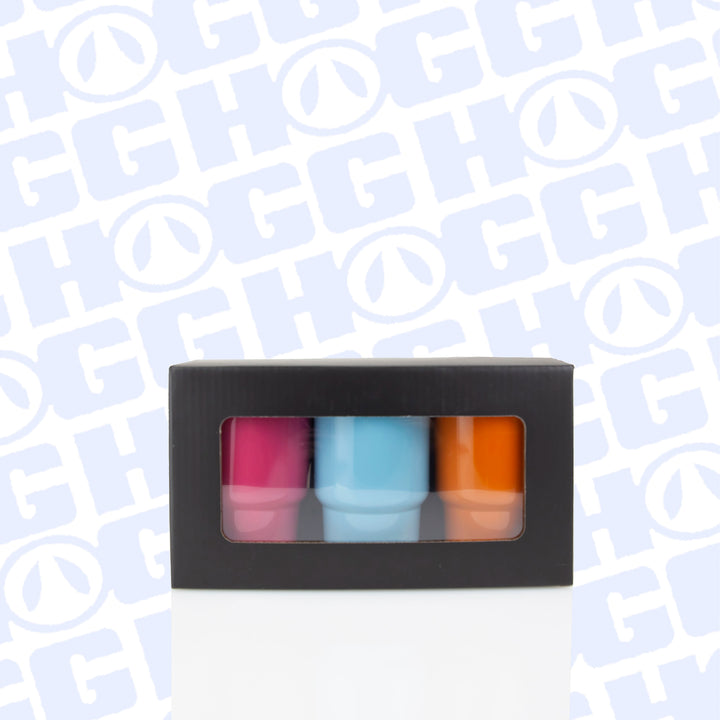 6oz Sublimatable Shot Glass Tumbler - Multi Color - 6 Pack