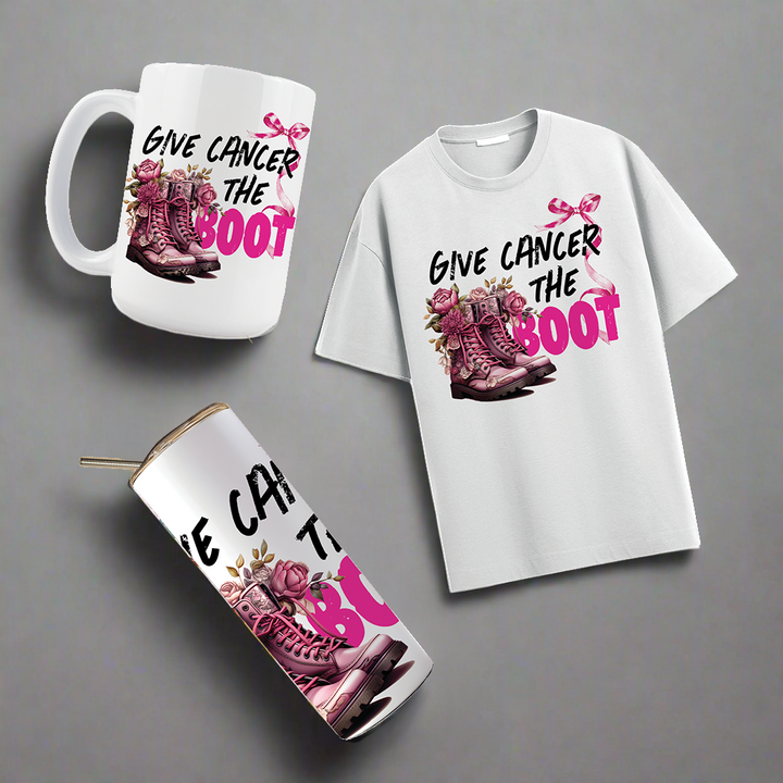 Multi Product Use - Digital Sublimation Designs - Breast Cancer Awareness — Give Cancer the Boot