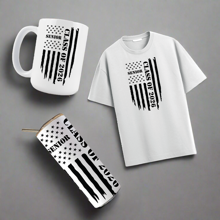 Multi Product Use - Digital Sublimation Designs - Class of 2026 — American Flag Seniors