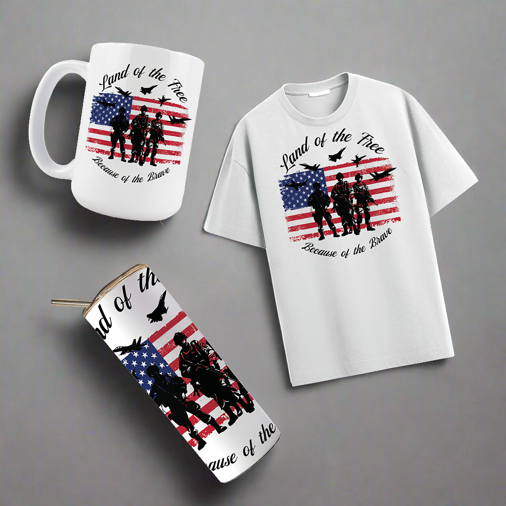 MULTI PRODUCT USE - DIGITAL SUBLIMATION DESIGNS - VETERAN'S DAY