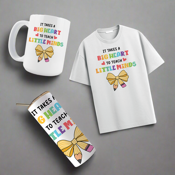 Multi Product Use - Digital Sublimation Designs - Back to School Teachers — Big Heart Teacher