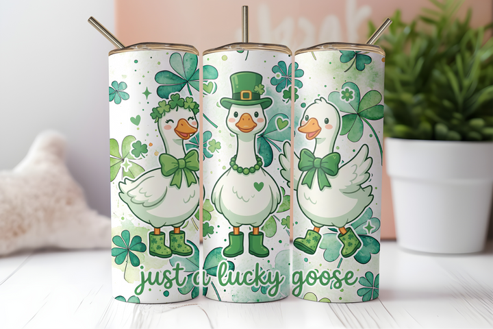 Digital Sublimation Designs - St. Patricks Day Collection Tumbler Wraps — 40oz Big Swig — Crochet Gnomes
