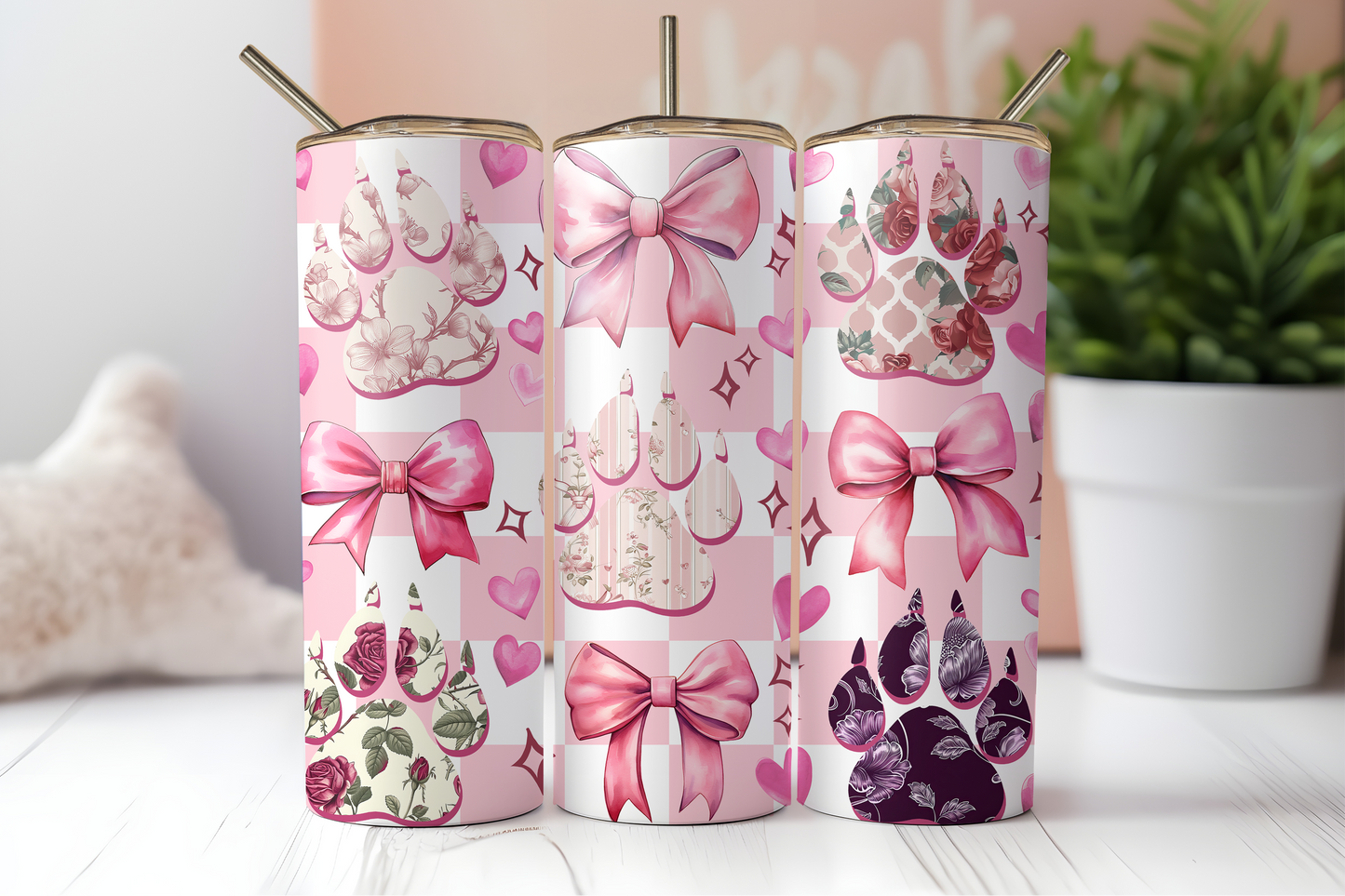 DIGITAL SUBLIMATION DESIGNS - XOXO COLLECTION TUMBLER WRAPS