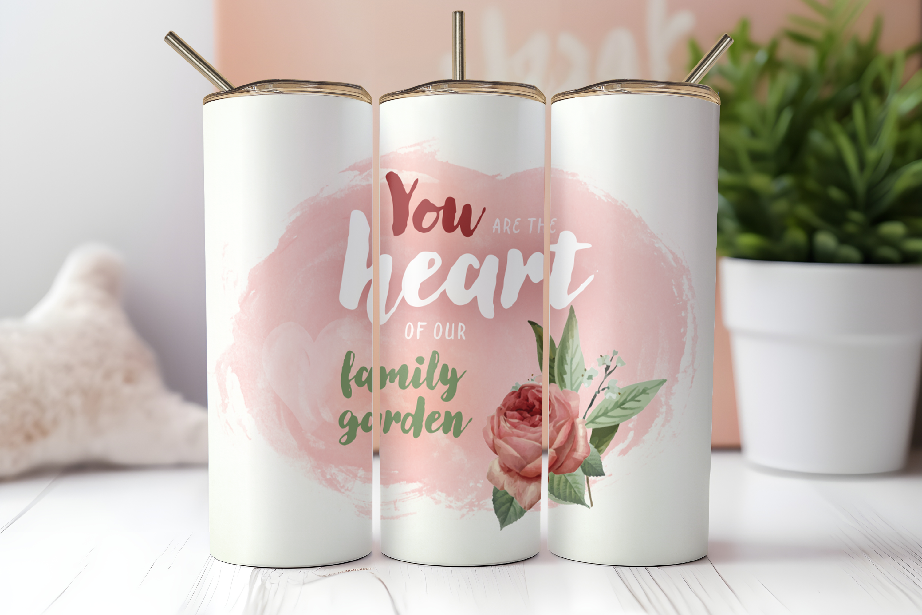 ASSORTED READY TO PRESS SUBLIMATION PRINTS FOR 20oz STRAIGHT SKINNY TUMBLERS (10 PACK) - MOM