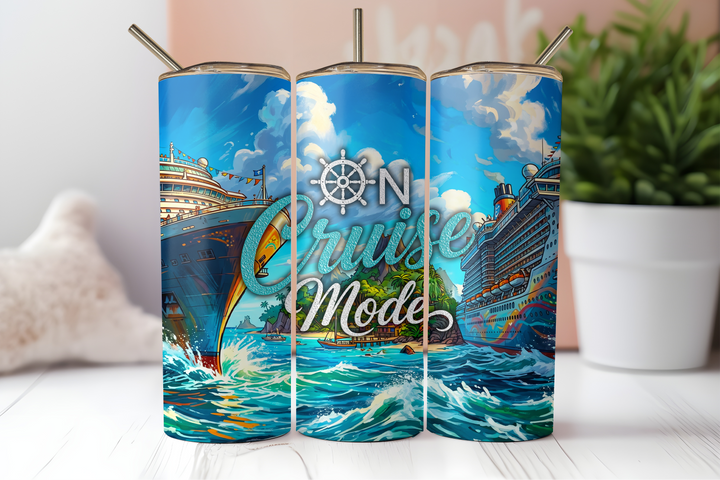 Digital Sublimation Designs - Summer Fiesta Tumbler Wraps — 4 In 1 Can Cooler — Watermelon Moo
