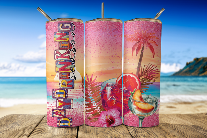 Digital Sublimation Designs - Summer Tumbler Wraps — 40oz Big Swig — 3D Pool