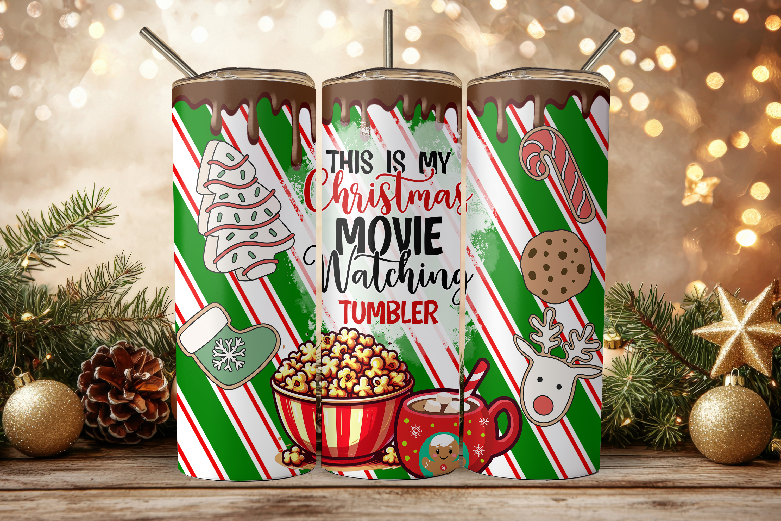 DIGITAL SUBLIMATION DESIGNS - HOLIDAY 2025 TUMBLER WRAPS