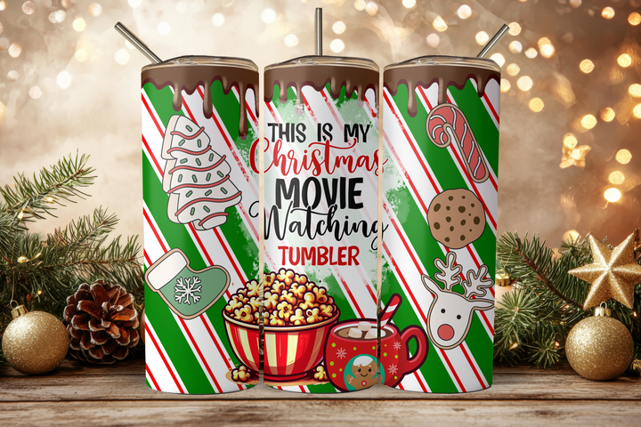 Digital Sublimation Designs - Holiday 2025 Tumbler Wraps — 40oz Big Swig — Shimmering Lights