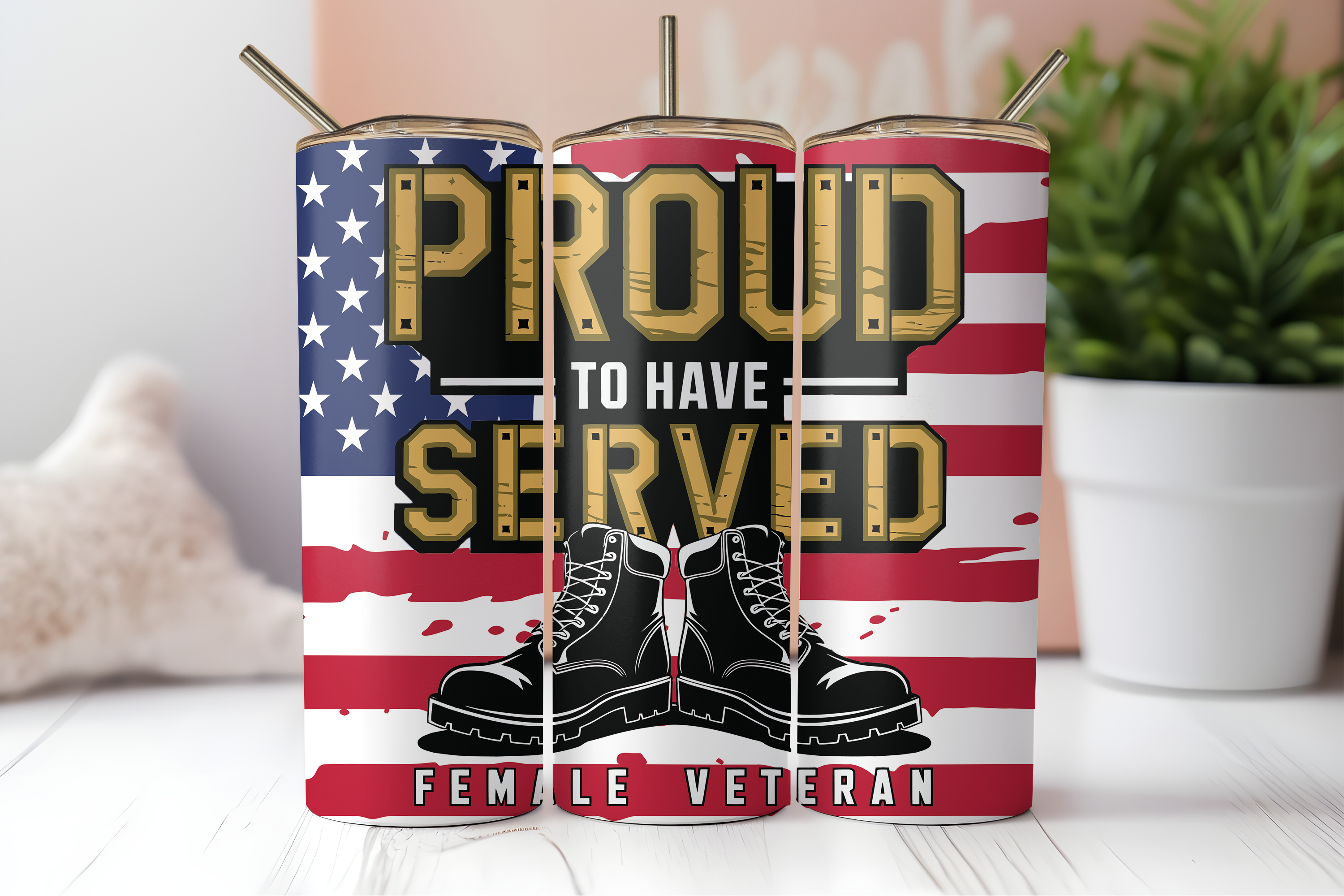 DIGITAL SUBLIMATION DESIGNS - VETERAN'S DAY TUMBLER WRAPS