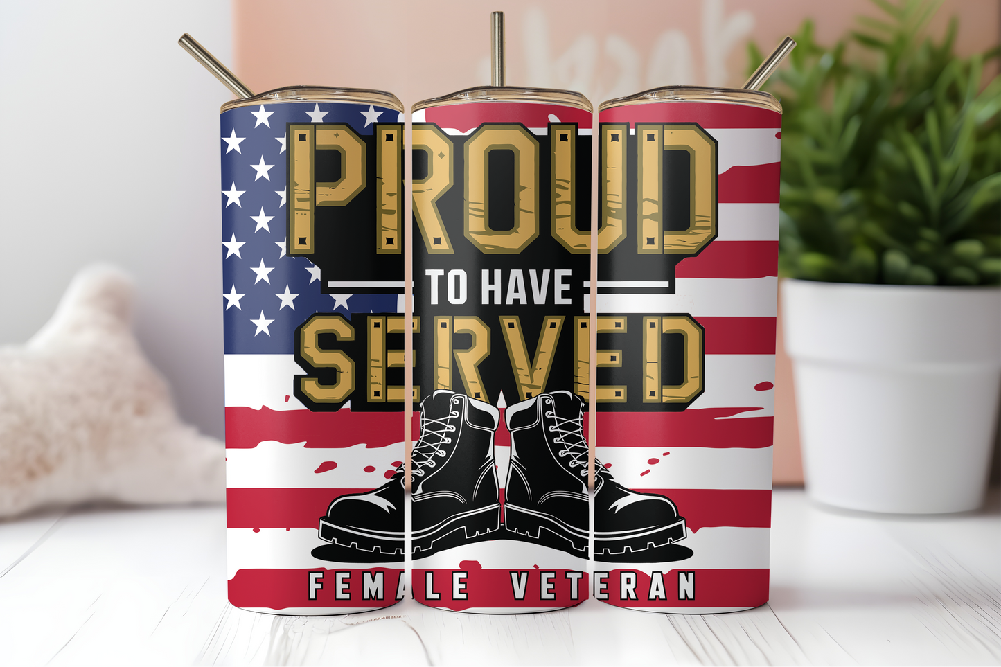DIGITAL SUBLIMATION DESIGNS - VETERAN'S DAY TUMBLER WRAPS
