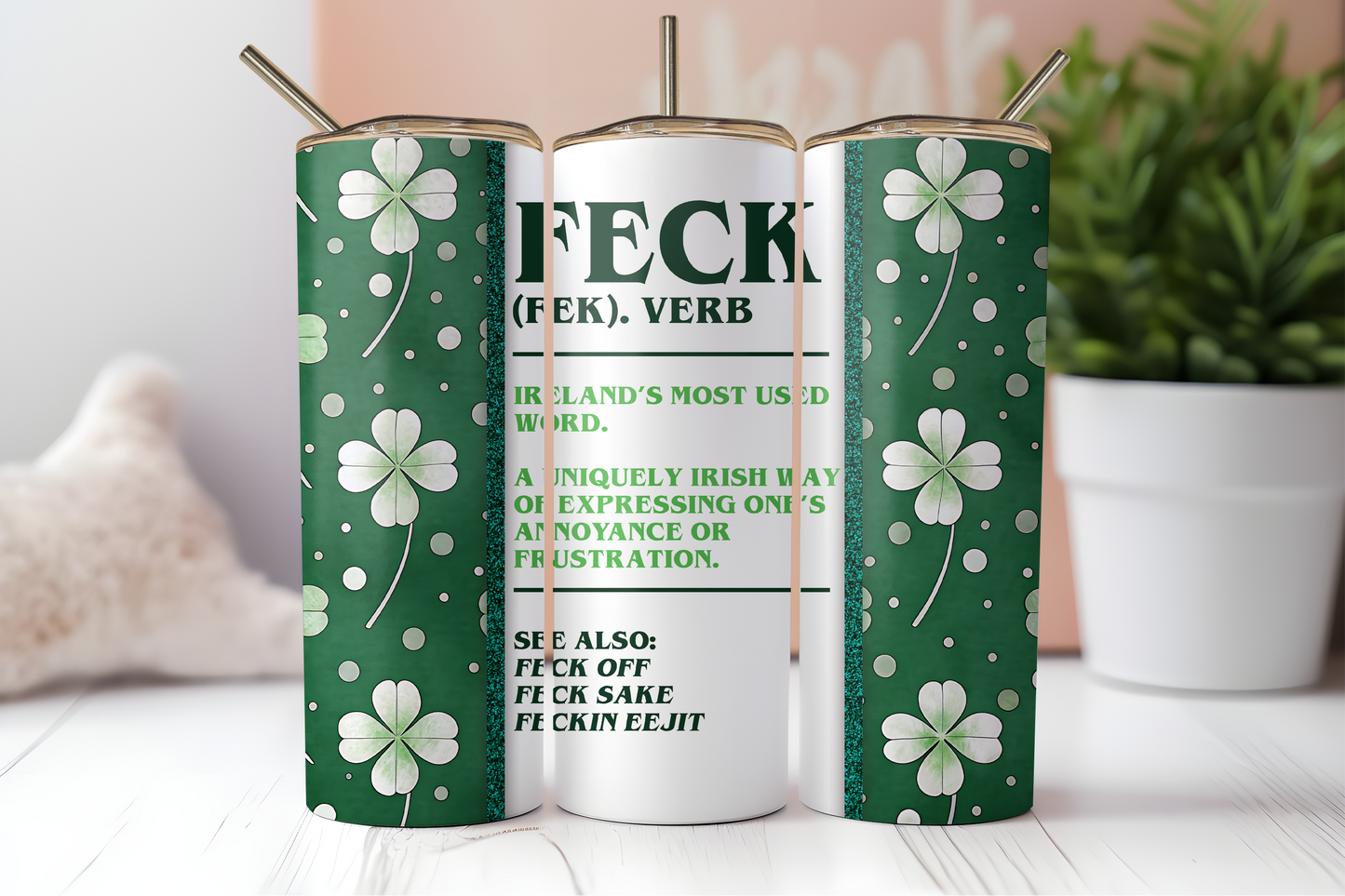 ASSORTED READY TO PRESS SUBLIMATION TUMBLER PRINTS (12 PACK) - ST. PATRICKS