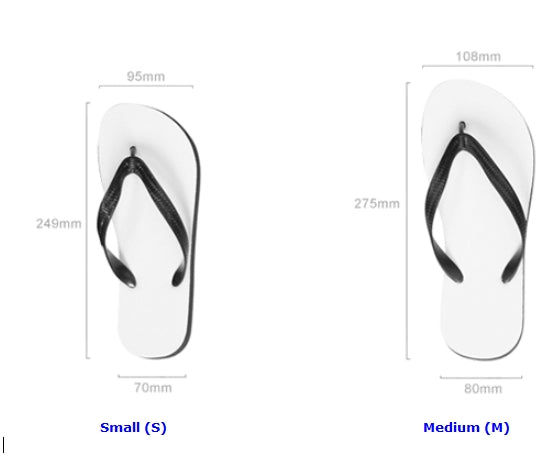 Sublimatable Flip Flops - Black - close-up | sublimatable accessory blank