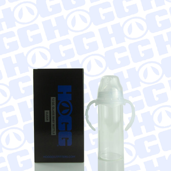 12oz Sublimation Blank Glass Baby Bottle Case (25 Units) - Clear