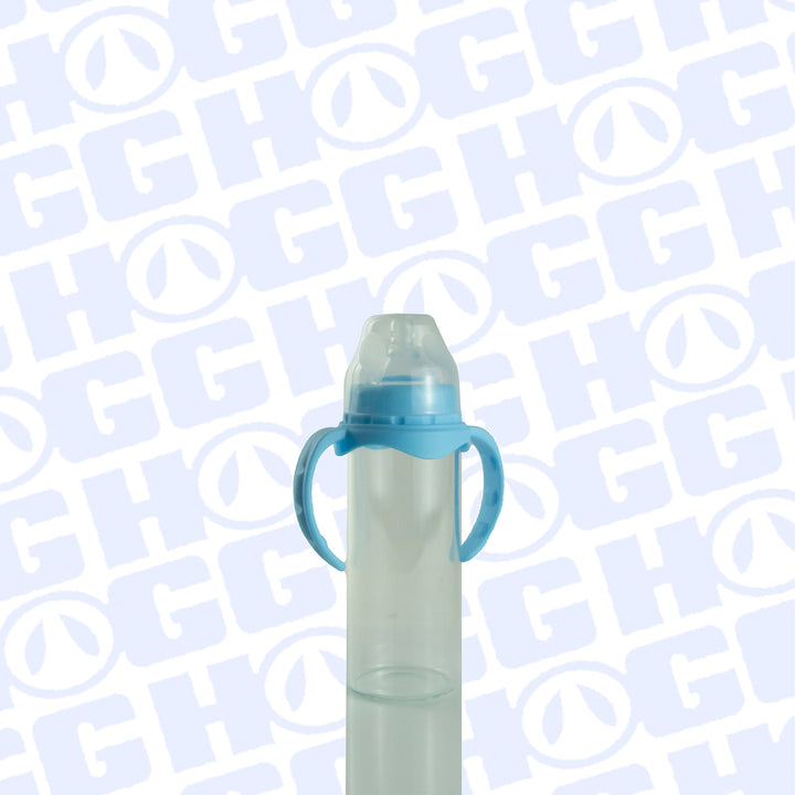 12oz Sublimation Blank Glass Baby Bottle Case (25 Units) - Blue
