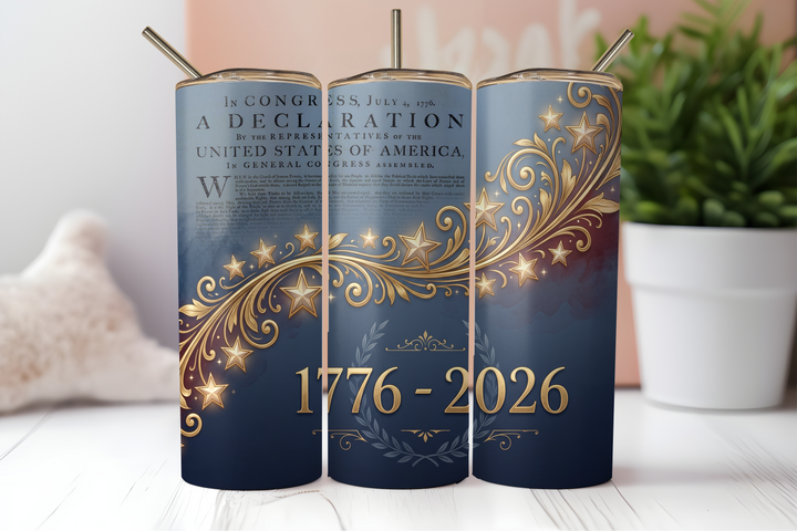 Digital Sublimation Designs - America 250 Tumbler Wraps — 40oz Big Swig — Patriotic Glitter Leopard