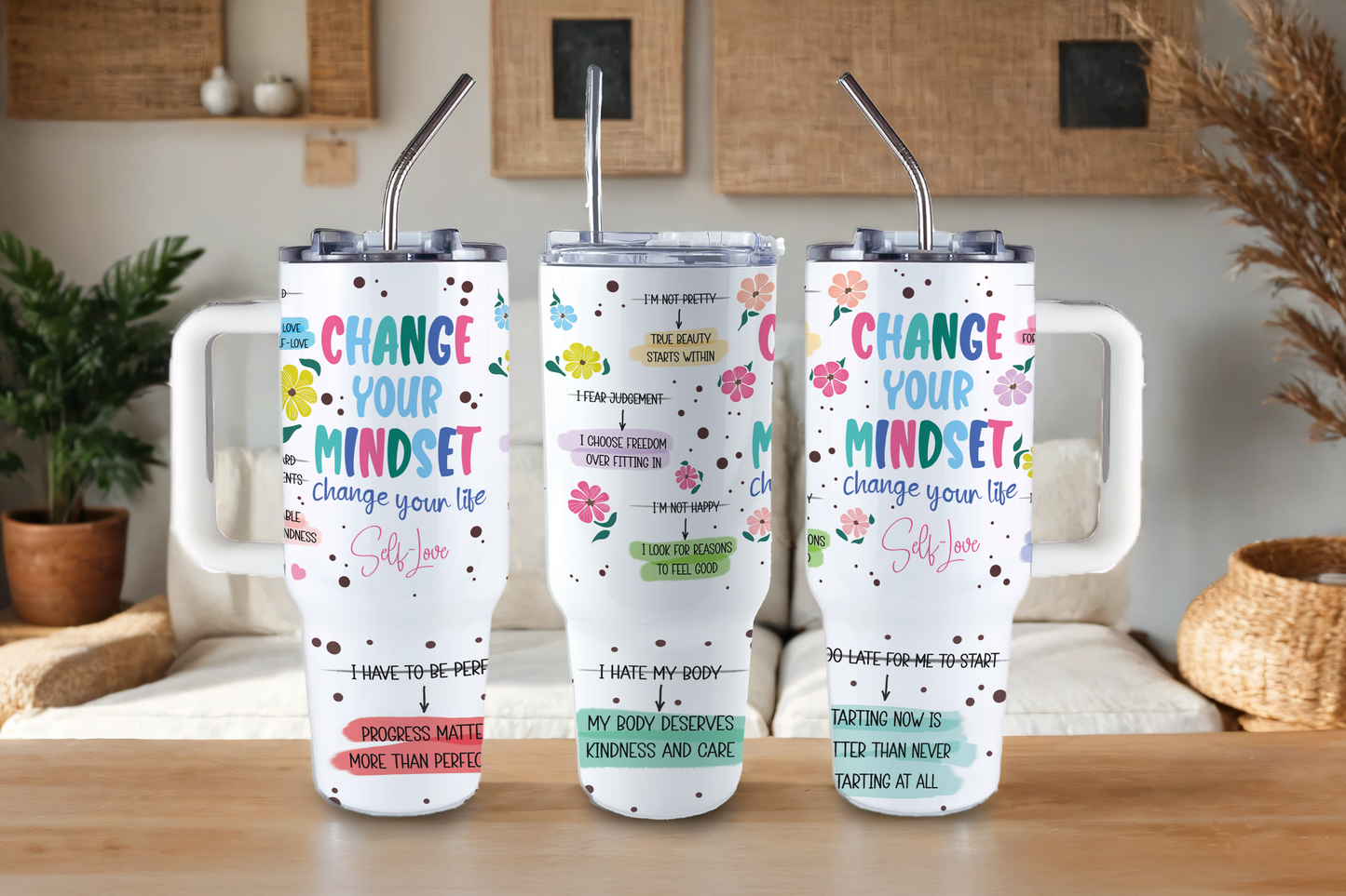 Digital Sublimation Designs - Spring Bloom Collection Tumbler Wraps
