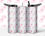 ASSORTED READY TO PRESS SUBLIMATION PRINTS FOR 20oz STRAIGHT SKINNY TUMBLERS (10 PACK) - BREAST CANCER AWARENESS 2