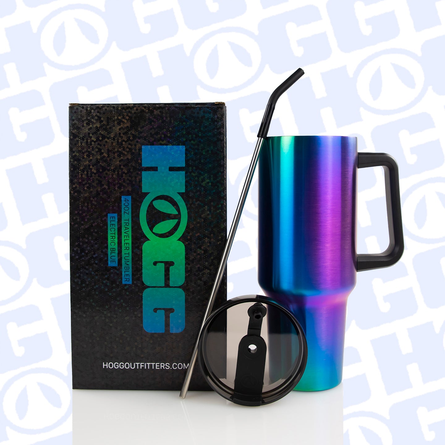 40oz TRAVELER TUMBLER - ELECTRIC BLUE