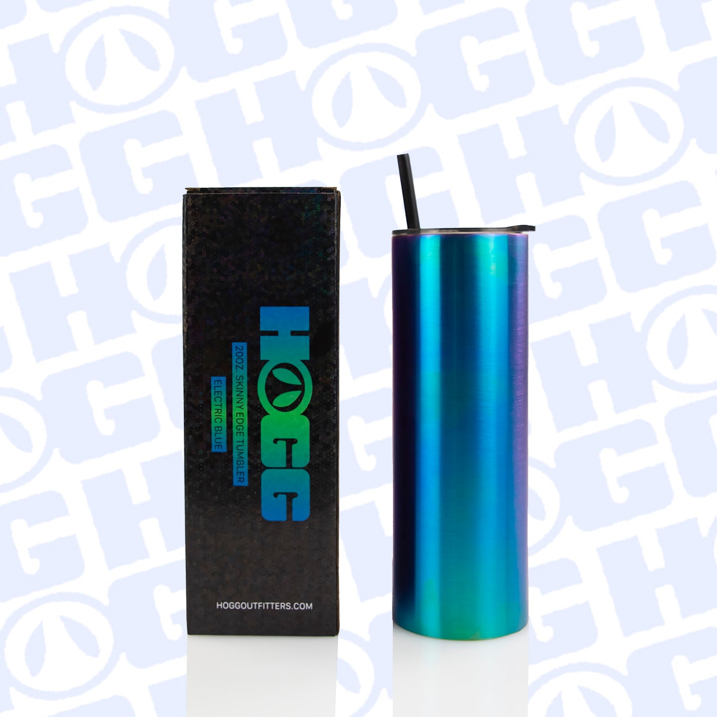 20oz SKINNY EDGE TUMBLER - ELECTRIC BLUE