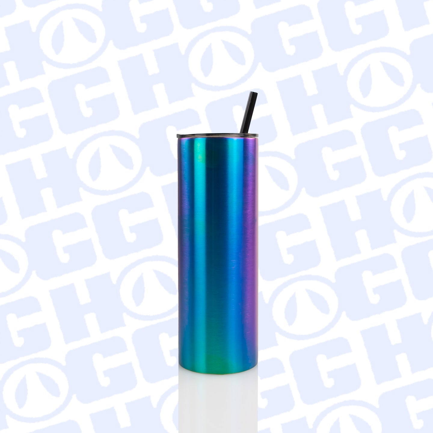 20oz SKINNY EDGE TUMBLER - ELECTRIC BLUE