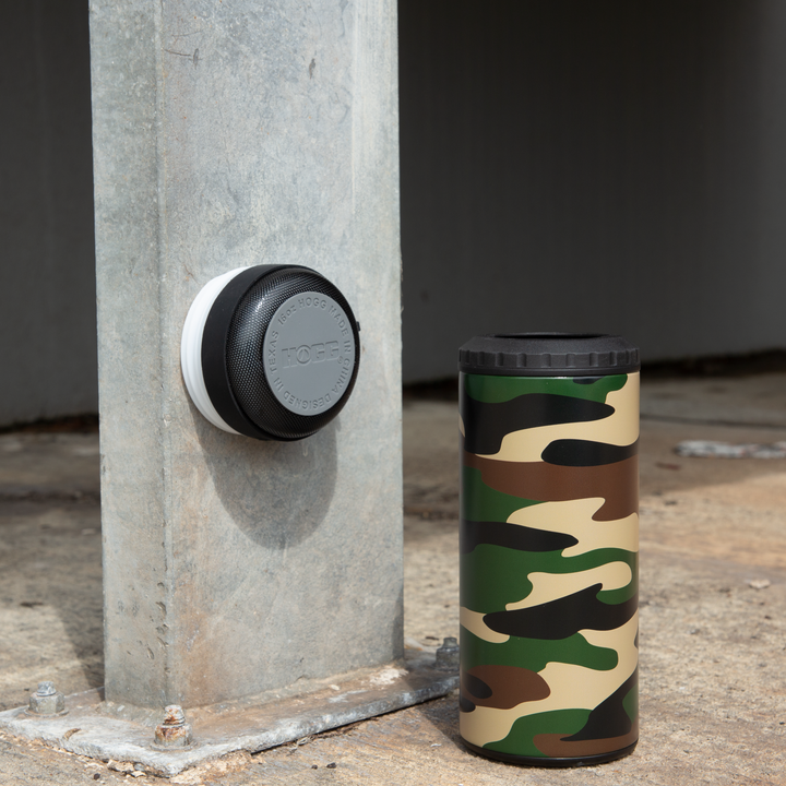 4 in 1 Speaker Can Cooler - Camo