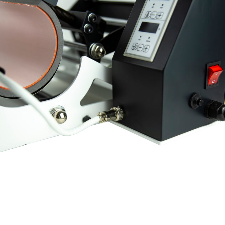 Tumbler Heat Press Machine W/ 2 Free Sublimation Skinny Tumblers & More Bundle
