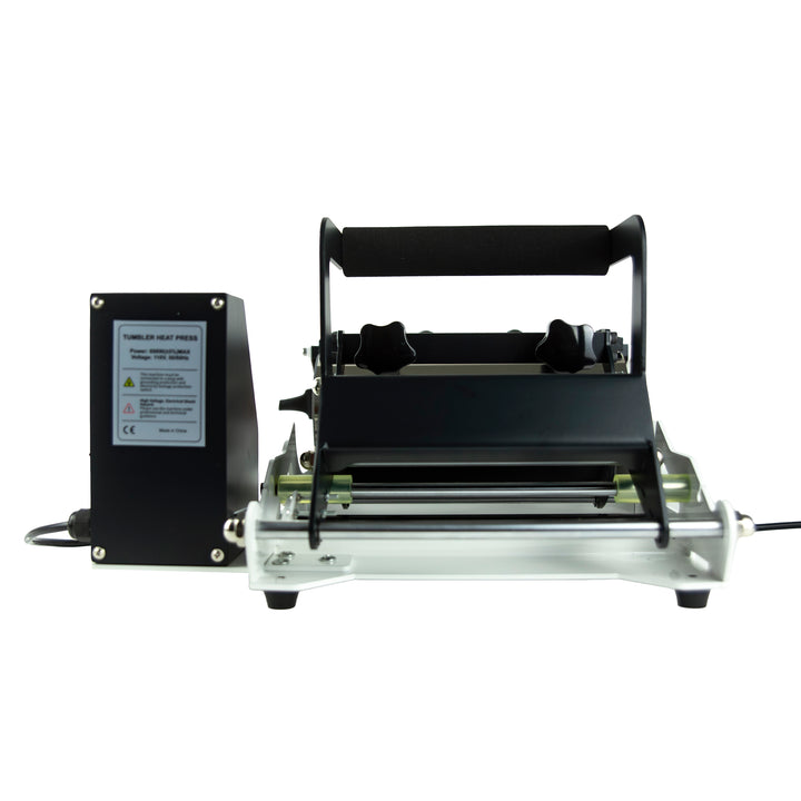Tumbler Heat Press Machine W/ 2 Free Sublimation Skinny Tumblers & More Bundle