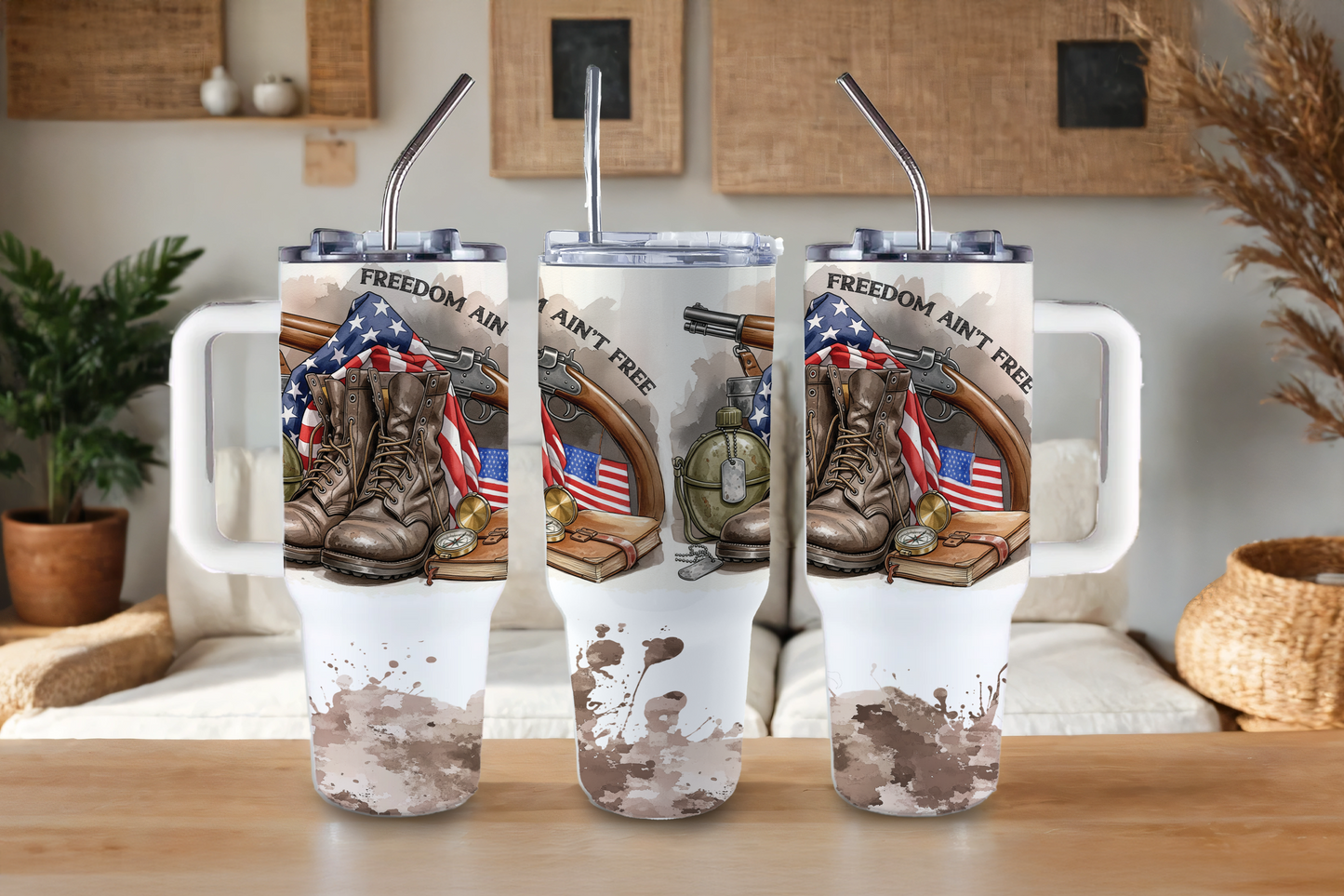 DIGITAL SUBLIMATION DESIGNS - VETERAN'S DAY TUMBLER WRAPS