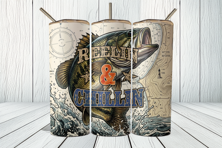 Assorted Ready to Press Sublimation Tumbler Prints (12 Pack) - Fishing Hunting Season