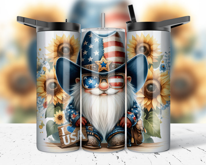 Assorted Ready to Press Sublimation Prints for 20oz Straight Skinny Tumblers (10 Pack) - Patriotic 2