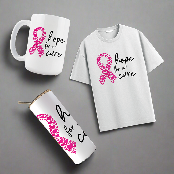 Multi Product Use - Digital Sublimation Designs - Breast Cancer Awareness — Hope for a Cure