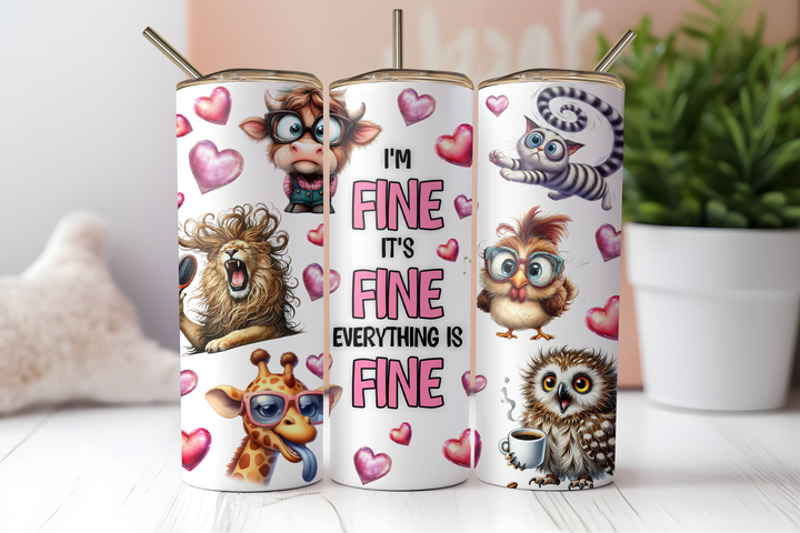 Digital Sublimation Designs - Collection B Tumbler Wraps — 40oz Big Swig — Cute Silly Goose