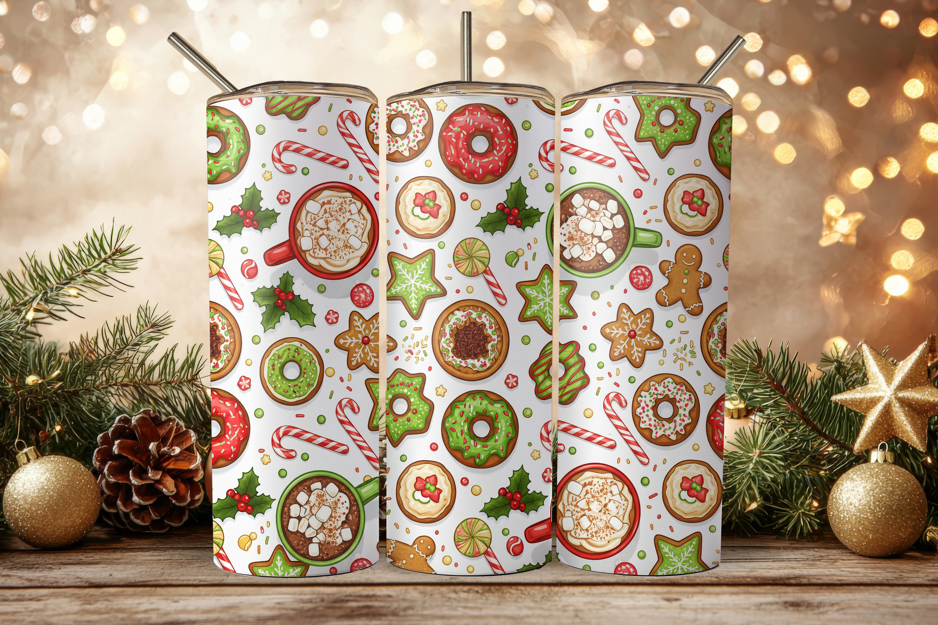 DIGITAL SUBLIMATION DESIGNS - HOLIDAY 2025 TUMBLER WRAPS