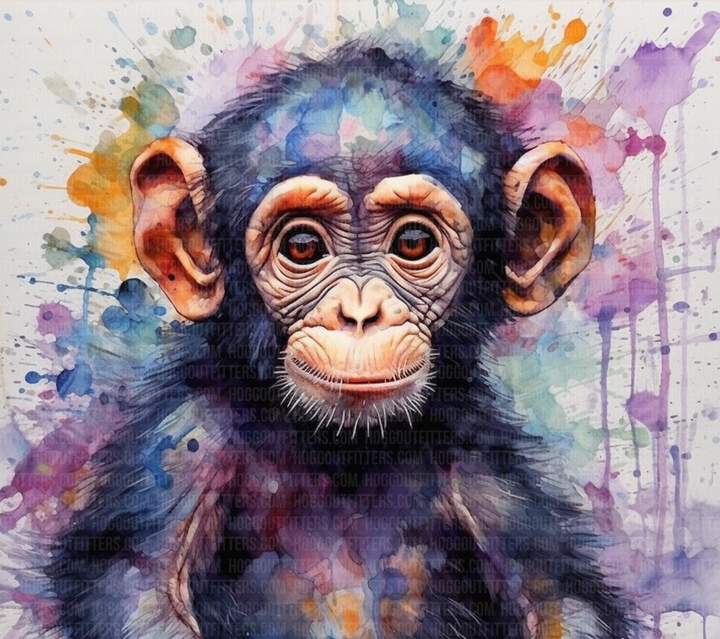 Digital Sublimation Designs — Animals Cute Chimp