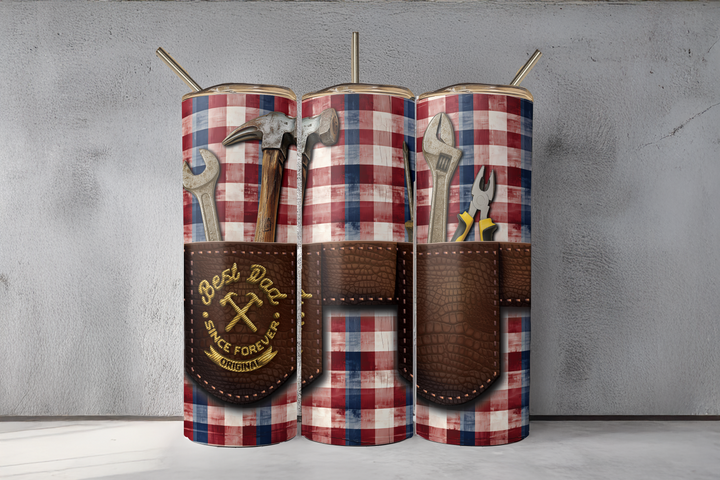 Digital Sublimation Designs - Father's Day 2025 Tumbler Wraps — 40oz Traveler — Best Dad
