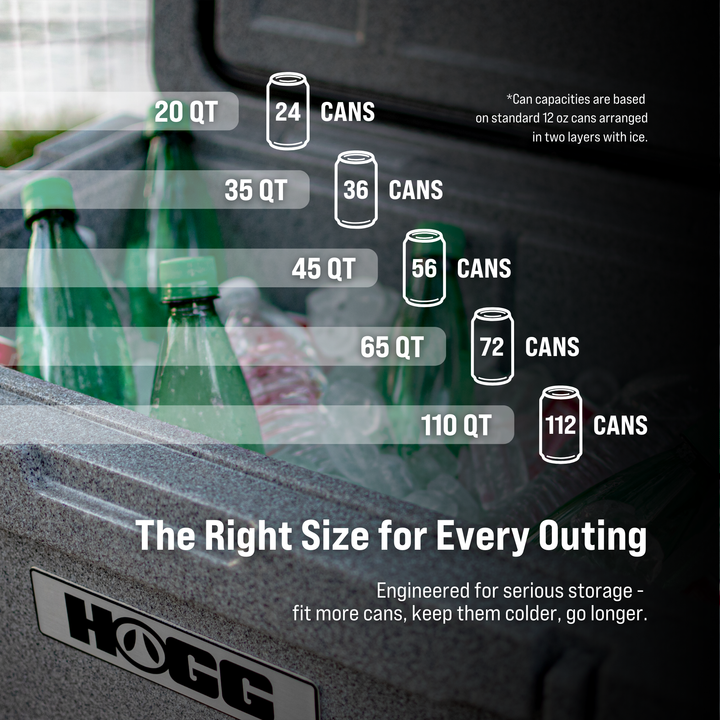 45qt Hogg Coolers — Can Capacity
