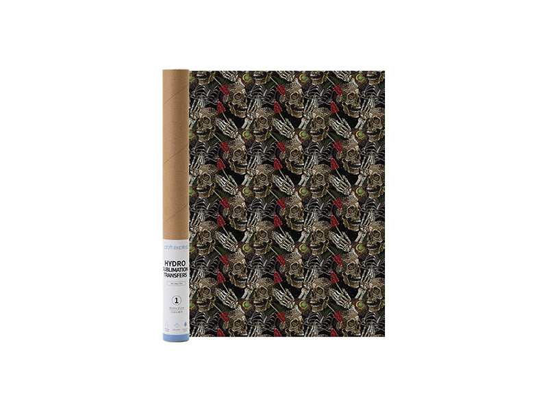 HYDRO SUBLIMATION PAPER TRANSFER ROLL - HALLOWEEN GRUNT HEAD